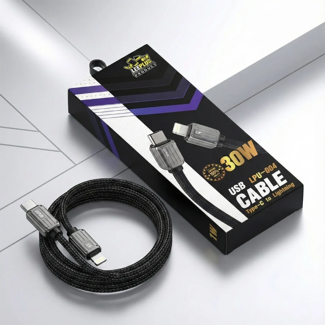 สายชาร์จถักทนพิเศษleeplus7